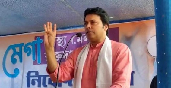 ‘In all Districts we started ‘Beti Bachao Beti Padhao' scheme and that’s why female birth has increased in comparison to male’, claims Biplab Deb